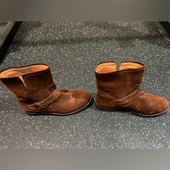 Frye Veronica Short Suede Booties Brown – Size 9 – Like New - Picture 6 of 9